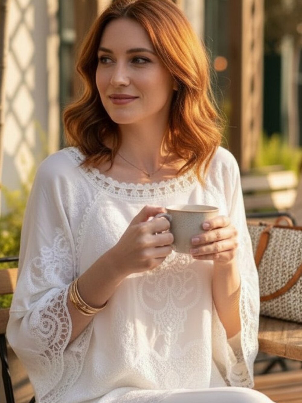 Spiaggia Dolce Embroidered Boho Tunic